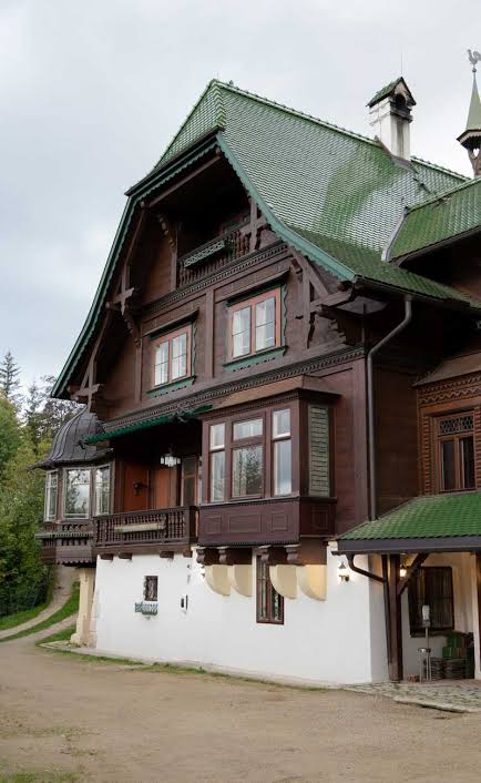 Villa Schönthaler am Semmering, Fassadendetail